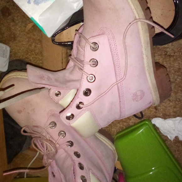 Light pink timberlands - Picture 5 of 5